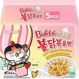 SAMYANG KOREAN NOODLES CREAMY CARBO (140GRX5)