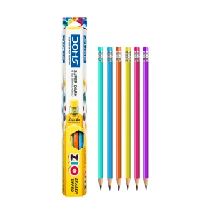 Doms 8491 Zio RT Pencils Plastic Pack 12 Pcs BARCODE