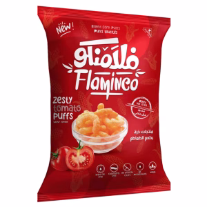 FLAMINGO ZESTY TOMATO PUFFS 50G