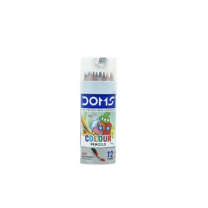 DOMS Half Size Colour Pencils 12 Shades(Tin pack)