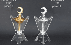 incense burner 10*27 cm Silver 1*36