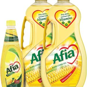 Afia Pure Corn Oil, 2 x 1.5 Litre + 500 ml