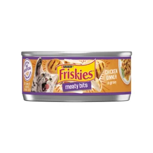 FRISKIES MEATY BITES CHICKEN DINNER 156g