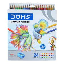 DOMS Full Size Colour Pencils 24 Shades