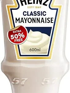 Heinz Creamy Classic Mayonnaise, 600ml – Promo Pack, Smooth & Rich Spread