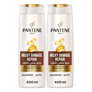 Pantene Milky and Damage Shampoo 2 x 400ml
