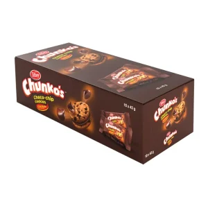 Tiffany Chunkos Choco-Chip Cookies, 6 x 10 x 40g