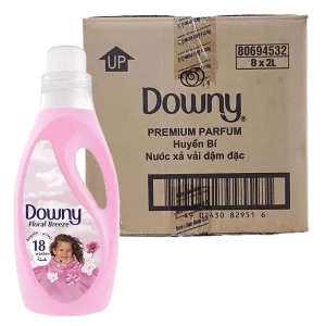 Downy Fabric Softener Pink (Floral Breeze), 8 x 2L