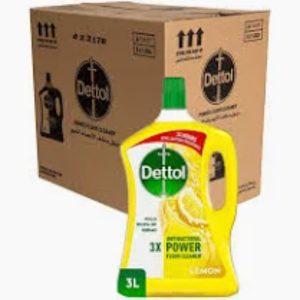 Dettol Multi Action Lemon 4-in-1 Cleaner, 3 x 2 x 1.8L