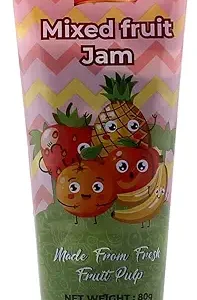 Chokhi Dhani Mixed Fruit Jam, 80g – 100% Pure & Natural, Made with Real Fruit Ingredients
