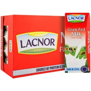 Lacnor Essentials Long Life Full Cream Milk 1 Liter x 12