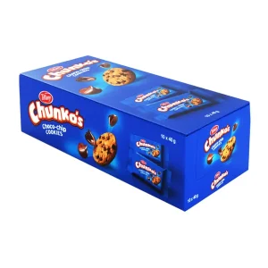 Tiffany Chunkos Choco-Chip Cookies, 6 x 10 x 40g