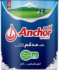 Anchor Fortified Full Cream Milk Powder from Grass-Fed Cows – 400 g Tin | Rich, Creamy Taste & Essential Nutrients for the Whole Family