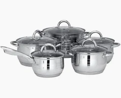 Royalford 10-Pcs Stainless Steel Cookware Set – RF10390