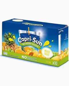 Capri-Sun Mixed Fruit Drink 200ml 4 Packets x 10 pieces